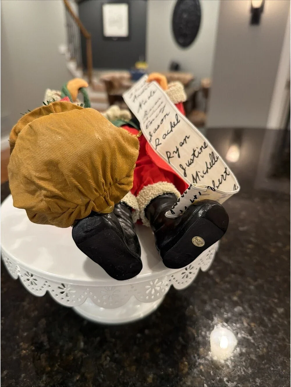 Possible  Dreams Clothique Department 56 Santa Claus 10.5” Excellent